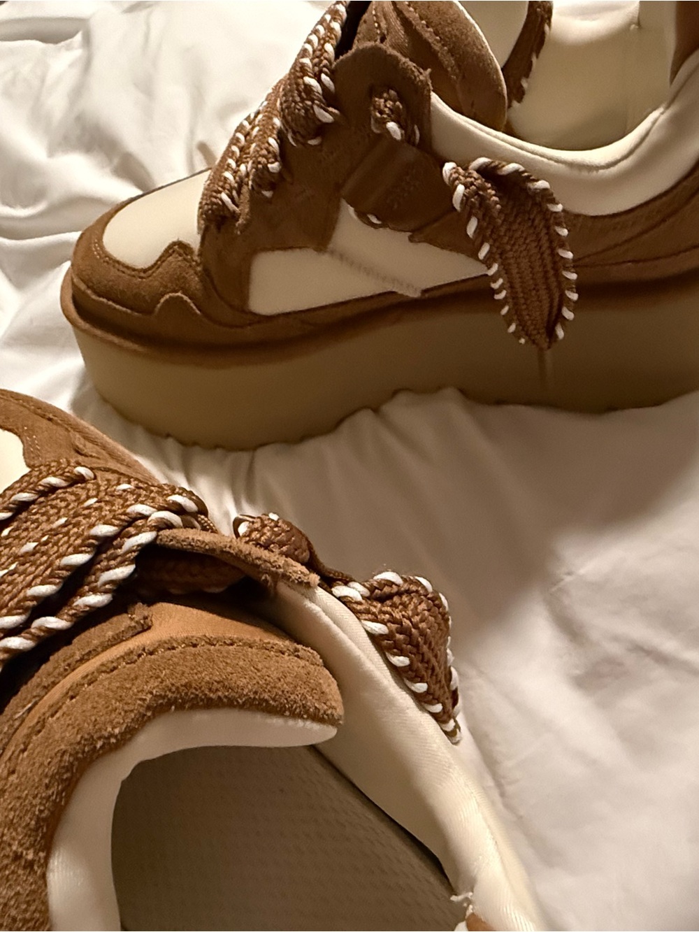UGG Lo Lowmel Platform Sneakers in Brown - Picture 3 of 11